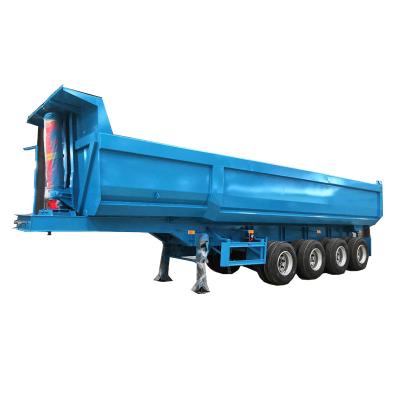 China Truck Trailer 60 Ton End Dump Semi Truck Trailer For Sale With Good Price Manufacturers for sale