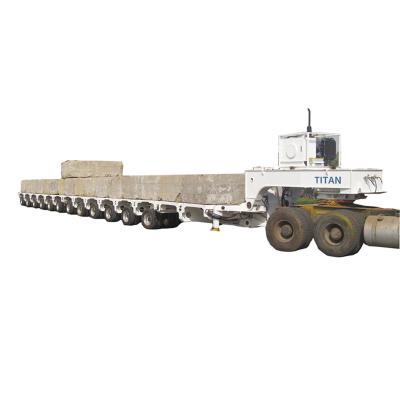 China 12 Axle Modular Hydraulic Trailer Truck Trailer For Sale For Heavy Equipment Hauling for sale