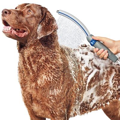 China Wholesale Custom Outdoor Viable Multifunction Bath Comb Spray Adjustable Cleaning Wand Pro Dog Pet Shower Sprayer Attachment for sale