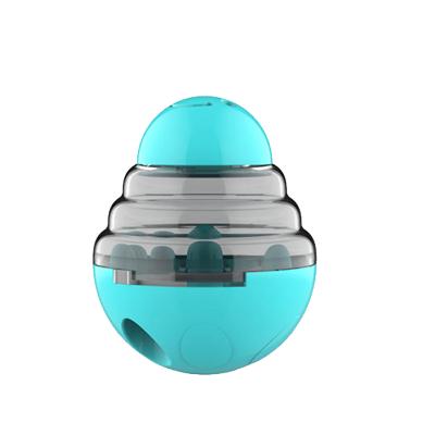 China Dropshipping Viable Pet Snack Ball Toys Permeable Food Feeder Cat Tumbler Training Interactive Dog Toy Ball for sale