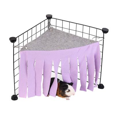 China Bird Cage Viable House Hammock Tent Hamster Rabbits Guinea Pigs Hot Corner Strip Playing Hideout Hideout Pet Hideout Cage for sale