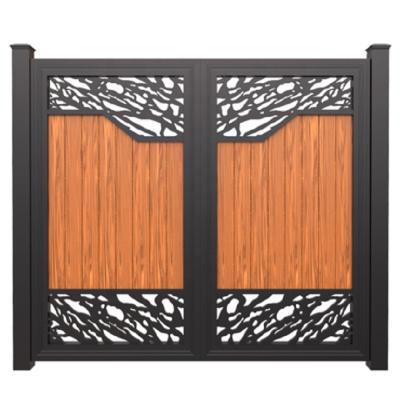 China Easily Assembled Gate With Motor Automatic Elegant Electric Sliding Gate Driveway Folding Gate for sale