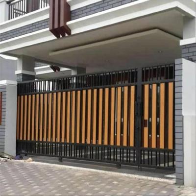 China Fancy Manufacturing Easily Assembled Front Aluminum Pipe Gates from Foshan Gates Supplier for sale