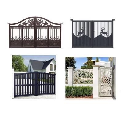 China High Quality Deual Easily Assembled Metal Gates For House Garden Aluminum Gates Design for sale