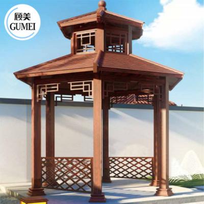 China Easily Assembled Easy Gazebo En Exteriors Decorate Furniture Aluminum Gazebo for sale