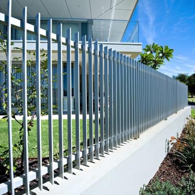 China Pool Barrier Easily Assembled Outdoor Aluminum Villa Decorate Vertical Picket Fence for sale