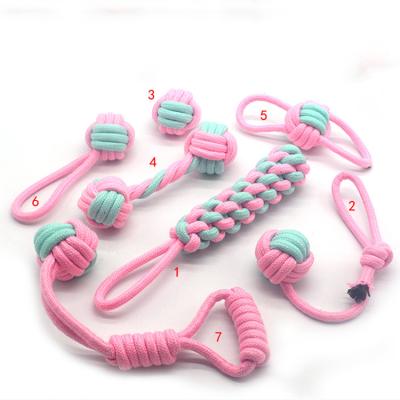 China Viable Eco-Friendly Rope Toy Cotton Rope Dog Chew Toy Dog Set for sale