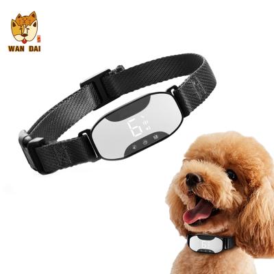 China 2022 New Design Dog Train Dog Train Universal Rechargeable Safe Anti Bark Collar Anti Bark Smart Dog Collar for sale