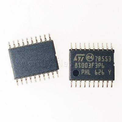 China Wholesale BRAND 8S003F3P6 TSSOP20 STM8S003F3P6 standard original electronic IC chip for sale