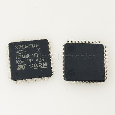 China New original electronic component chips STM32 standard chip LQFP100 STM32F103VCT6 for sale