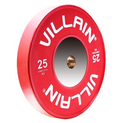 China Elite Rubber Bumper Weight Plate Weight Competition Rubber Plates for sale