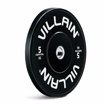 China Rubber Thug Built 5kg Barbell Weight Rubber Bumper Plates 10kg 15kg 20kg 25kg for sale