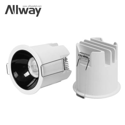 China Modern Allway Down Light Fixture Housing Mini Wall Washer Indoor Recessed To Spot Light LED Spotlights Frame for sale