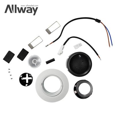 China Allway Modern Customize Ignition Housing LED Anti-glare Recessed Spot Light Indoor Indoor Fixture for sale