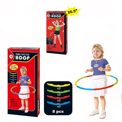 China Hoop Sports For Toys Hooping Ring Hulas Hoop Indoor Sports Ring Children Plastic Kids Hoops for sale