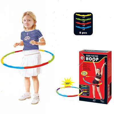 China Hoop Sports for Kids Hoola Circles Exercise Detachable Fitness Hooping Ring for Adults and Kids for sale