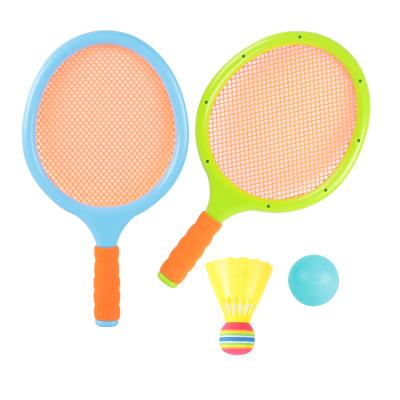 China Ao Jie Factory squash racket for kids toys sports racket plastic toy 53.5*27cm for sale