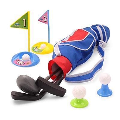 China CE Certificate Golf Indoor Sports Games Mini 2 Golf Clubs 3 Balls Kids Golf Set 61*12cm for sale