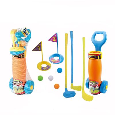 China Golf Game Golf Toys Set Outdoor Golf Game Toys Golf Club For Kids for sale