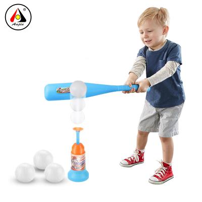 China Factory Wholesale Kids Toys Sports Plastic Baseball Bat With Pop Tee 53*23.7*9cm for sale