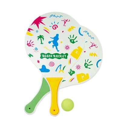 China Plastic Popular Beach Tennis Racket Balls Sports Toys Kids Plastic Tennis Racket for sale