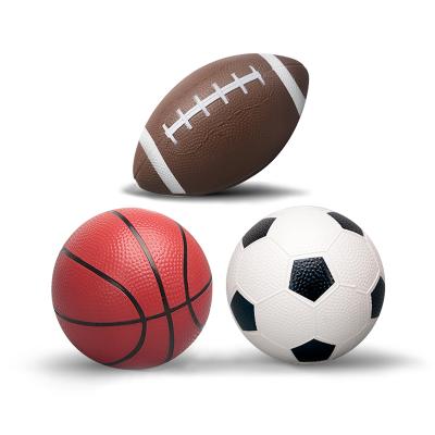 China Toy Mini Kids Basketball PVC Soccer Balls Outdoor Sports Backyard Games Football Sports Set for sale