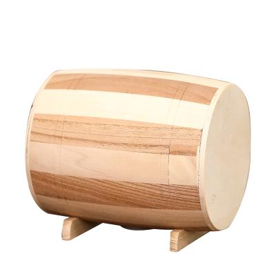 China Light Europe Wooden Mini Barrel Effect For Wine Natural Wooden Wooden Barrels for sale