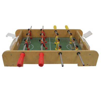 China FSC Handmade Wooden Mini Table Top Football Game Toy for sale