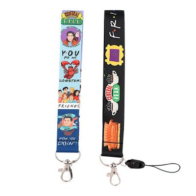 China China Manufacturer Custom Cotton Wrist Lanyards Sublimation Main Chain Polyester Mini Short Strap Lanyard for sale