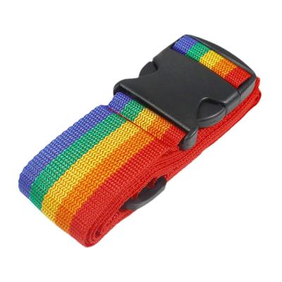 China Fixing And Identifying Your Reasonable Price Custom Fine Workmanship Hot Sell Luggage Strap Belt Adjustable Silk Screen Printing for sale