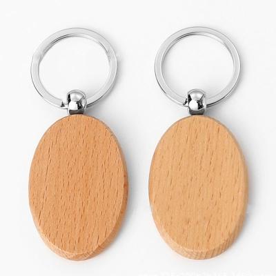 China White Hot Custom Wooden Key Ring Promotion Gift Sale Wholesale Key Ring Mute Key Wooden Chain for sale