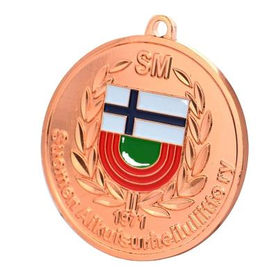 China OEM China Artigifts Europe Factory Supplier Metal Opens Race Medal Custom Design Your Own Logo Metal Plated Copper Material Medal for sale