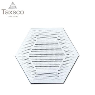 China Ceilings Hexagon Aluminumg Ceiling Tile Office Building/Hospital/Artistic Hotel/Commercial Interior Decorative Space/Subway/Airport Ceiling for sale