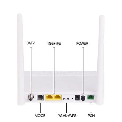 China Gpon ONU (unidad óptica) de la red GPON/EPON BAAXR-1GE+1FE+1VOIP+2.4GWIFI+CATV del ftth de CATVSCOPE en venta