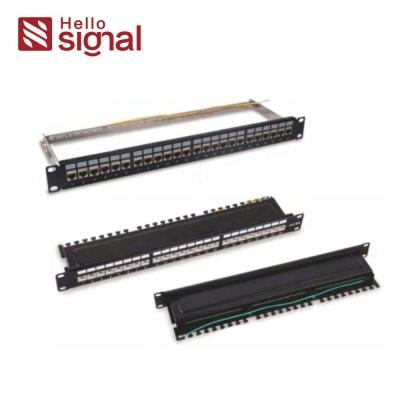 China Ftp CAT5E schirmte Netz der Schalttafel-1U leere abgeschirmte leere Schalttafel Hafens ftp STP 24 ab zu verkaufen