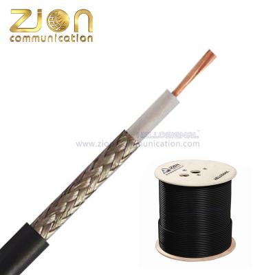 China Conductor interno de cobre RG8X, PE sólido, nom. Cobre estañado de 3,50 mm con cable coaxial de PVC en venta