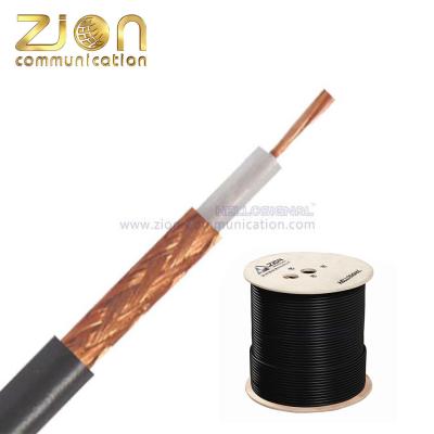 China Cabo coaxial RG8X 50ohm Condutor interno de cobre, PE sólido, Nom. Cobre de 3,50 mm com cabo coaxial de PVC de 50 ohms à venda