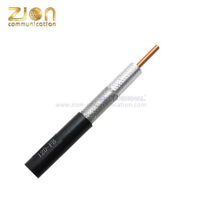 China Cable 12D-FB Conductor interno BC con Conductor externo Trenza de cobre estañado Cable coaxial de 50 ohmios en venta