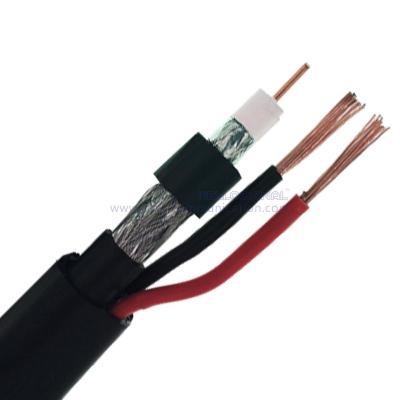 China Cable coaxial común RG6/U 2C 18AWG y alambre para cable CCTV, cable de datos, cable de comunicación en venta