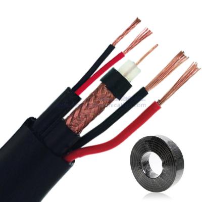 China 2×0.75+2×0.22 Power CCS PTZ 80 Coaxial Cable With Power for sale