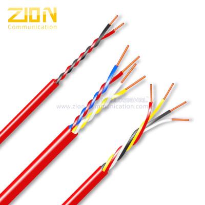 China JB-YY Fire Alarm Cable Bare Copper Solid Colored PVC 300m/Spool For Security System for sale