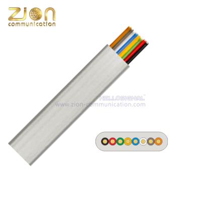 China OEM Factory 28 AWG Stranded OFC 8 Core Telephone Cable Flat Telephone Wire zu verkaufen