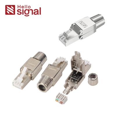 中国 RJ45 FTP CAT6 ツールレスプラグ CAT6 RJ45 シールドプラグ ZC-G40S-C6 販売のため