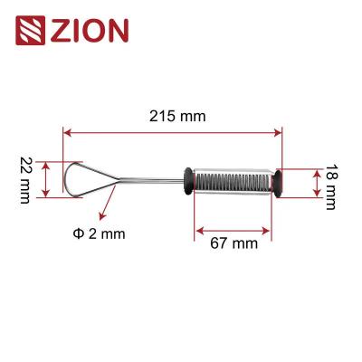 China FTTH Stainless Steel Flat Cable Drop Clamp and Wire Clamp for sale