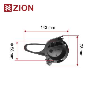 China ZCPAC-02 FTTH Flat Nylon Cable Drop Clamp Te koop