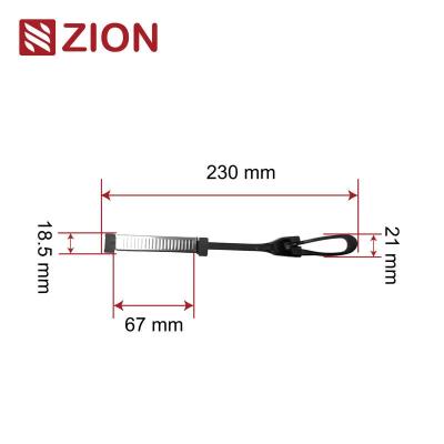 China ZCSPC-01 FTTH Combination Flat Cable Drop Clamp Voor Veilige Installaties Te koop