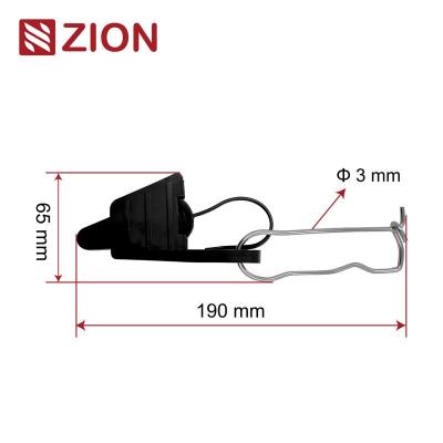 China FTTH Combination Flat Cable Drop Clamp ZCSPC-07 - Superior Clamping Solution for FTTH Cables for sale