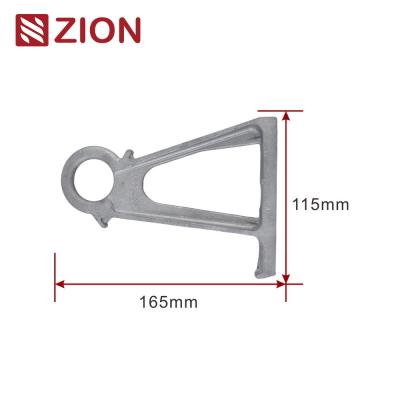 China ZCALC-01 - Aluminum Hoop/Pole Bracket for Gcabling Fibra Optica - Overhead Line Power Fitting Suspension Clamp for sale