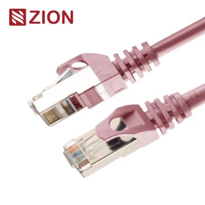 China Stranded Bare Copper CAT.5e F/UTP RJ45 Patch Cord 24AWG Ethernet Network Cable, Customized color for sale