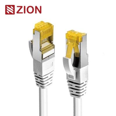 China De Huidpe CAT.7A S/FTP RJ45 van het huidschuim Kat 7 Internet-Kabel 10ft/3m Transmissiesnelheid 10Gbps van het Flardkoord Te koop